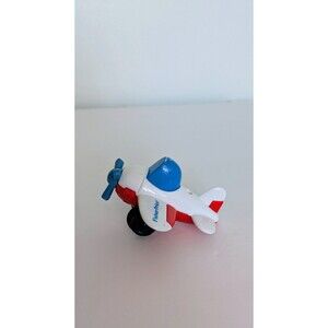 Vintage FISHER PRICE Propeller Plane Airplane for 1992 Flip Track Road Rail Set